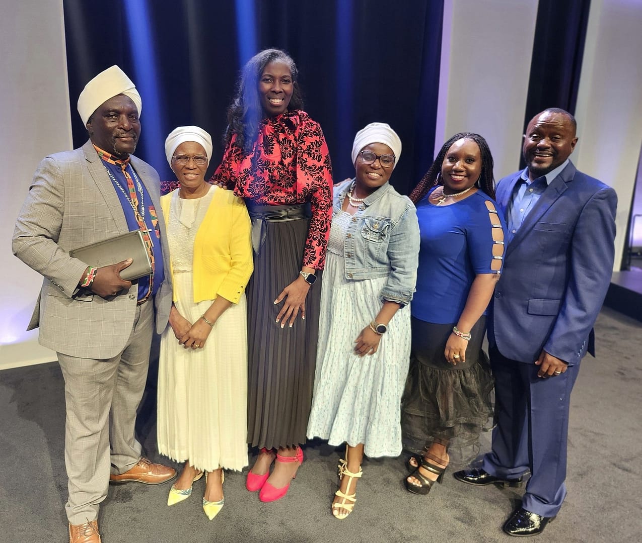 Rev Rhonda with the Rhema pastoral team